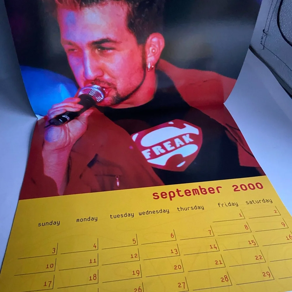NSYNC Year 2000 16 month Wall Calendar
